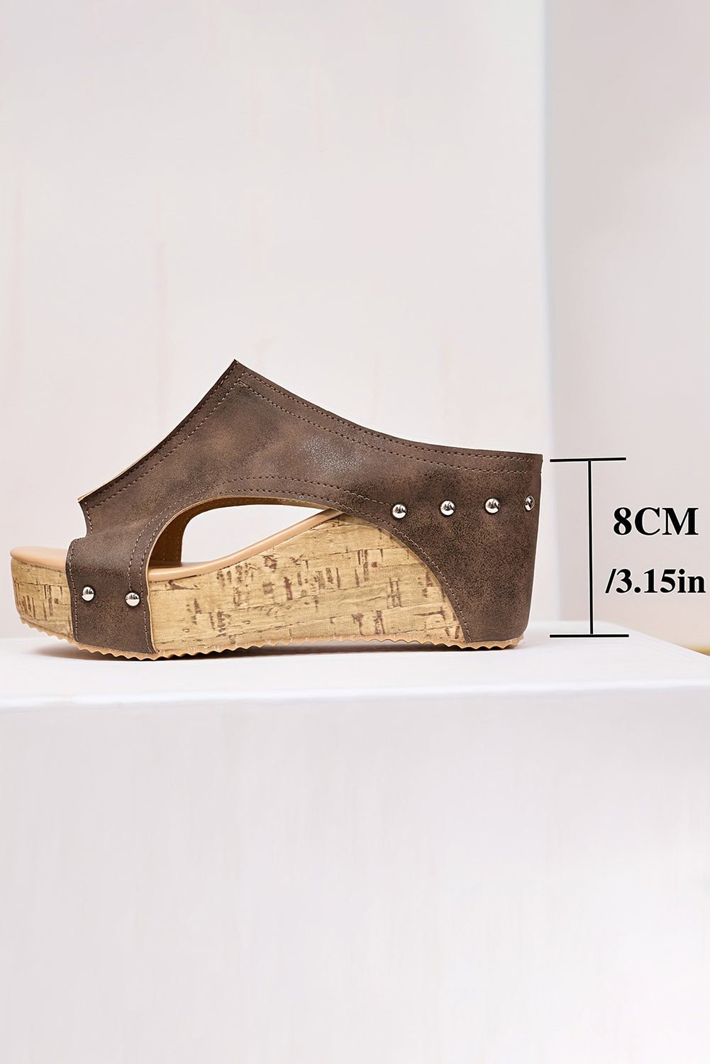 Skylar Pu Leather Wedge Slippers - Hello Beautiful BoutiqueSlippersThreaded Pear