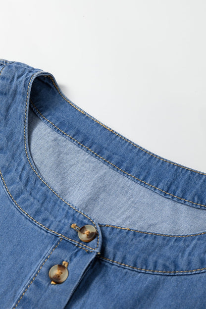 Sloane Half Short Sleeve Top - Hello Beautiful BoutiqueBlouses & ShirtsThreaded Pear