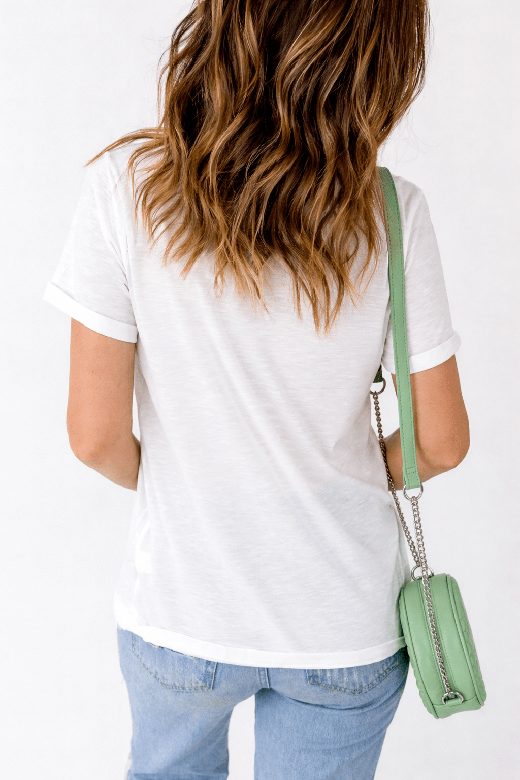 Sloane Patched Graphic T Shirt - Hello Beautiful BoutiqueGraphic TeesThreaded Pear