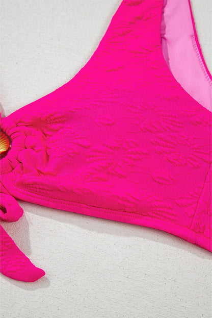 Sofia Knotted 2pcs Bikini Swimsuit - Hello Beautiful BoutiqueHigh Waisted SwimsuitThreaded Pear