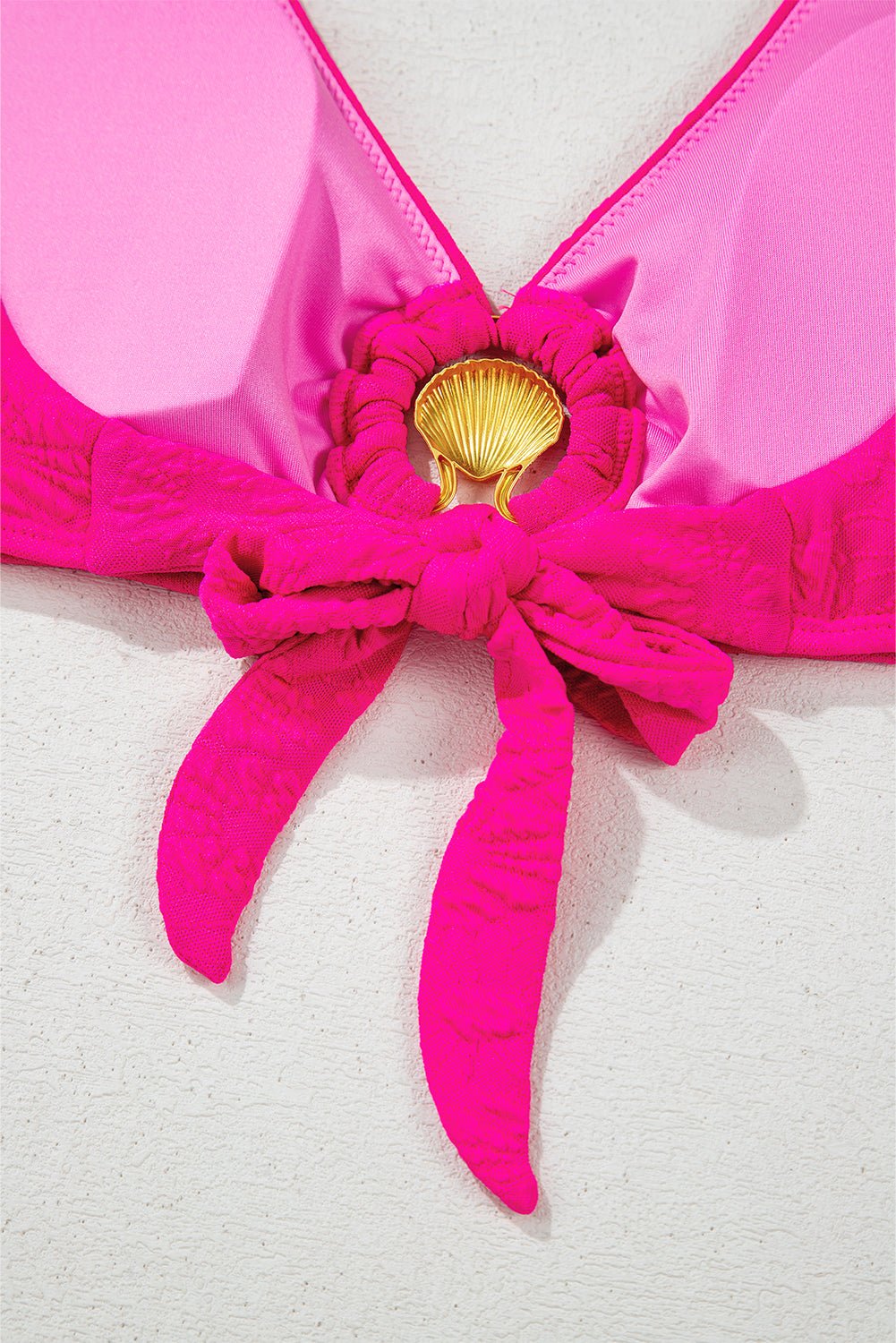 Sofia Knotted 2pcs Bikini Swimsuit - Hello Beautiful BoutiqueHigh Waisted SwimsuitThreaded Pear