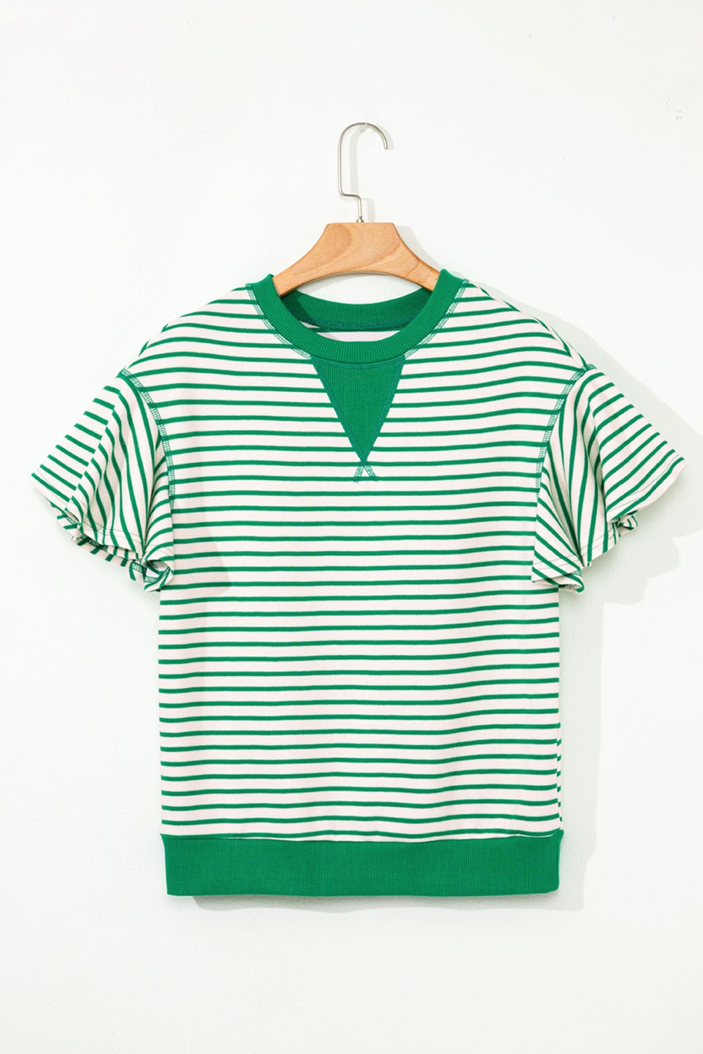Sol Ruffle Short Sleeve Top - Hello Beautiful BoutiqueBlouses & ShirtsThreaded Pear