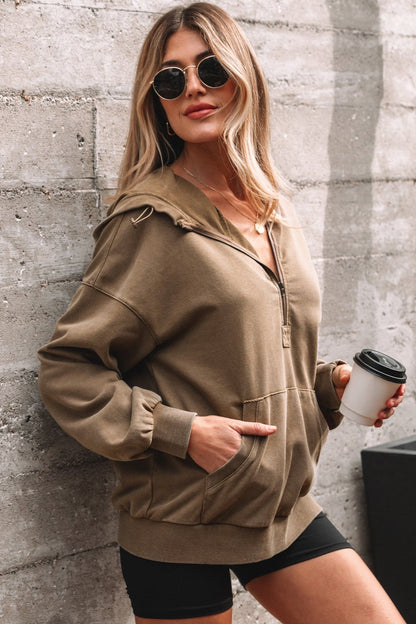 Solana Mineral Wash Baggy Hoodie - Hello Beautiful BoutiqueSweatshirts & HoodiesThreaded Pear