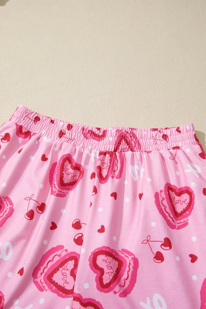 Solana Valentines 2pcs Pajama Set - Hello Beautiful BoutiqueSleepwearThreaded Pear