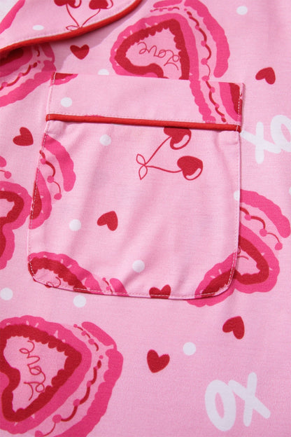 Solana Valentines 2pcs Pajama Set - Hello Beautiful BoutiqueSleepwearThreaded Pear