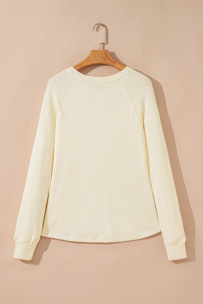 Soleil Knit Half Henley Top - Hello Beautiful Boutique15% OFFThreaded Pear