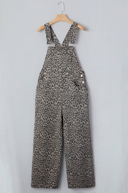 Soleil Leg Loose Overall Jumpsuit - Hello Beautiful BoutiqueJumpsuits & RompersThreaded Pear