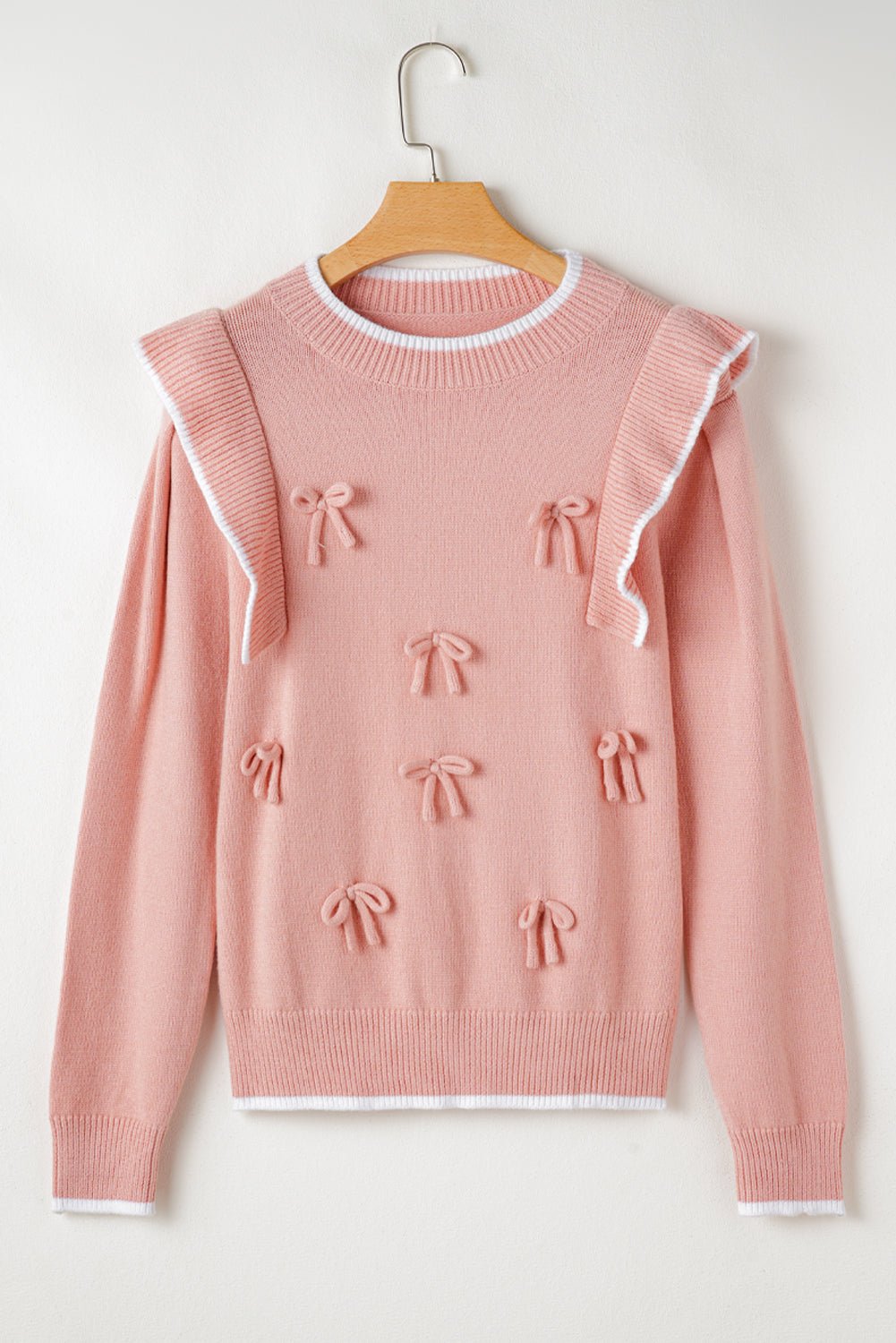 Sophia Long Sleeve Sweater Long Sleeve Top - Hello Beautiful BoutiqueSweatersThreaded Pear