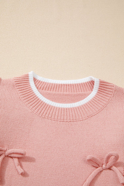 Sophia Long Sleeve Sweater Long Sleeve Top - Hello Beautiful BoutiqueSweatersThreaded Pear
