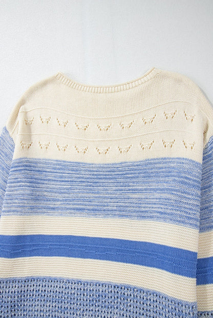 Sophia Stitch Puff Sleeve Sweater - Hello Beautiful BoutiqueSweatersThreaded Pear