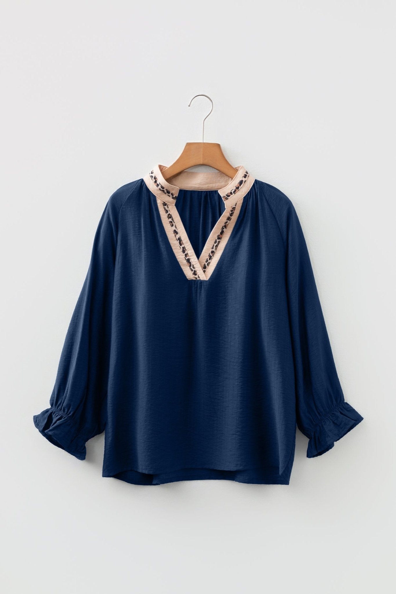 Soraya Flounced Bracelet Sleeve Blouse - Hello Beautiful BoutiqueBlouses & ShirtsThreaded Pear
