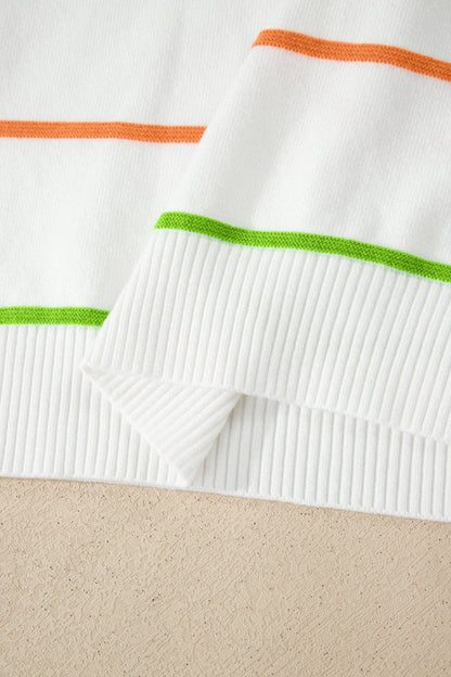 Soraya Stripe Knitted Sweater - Hello Beautiful BoutiqueSweater VestsThreaded Pear