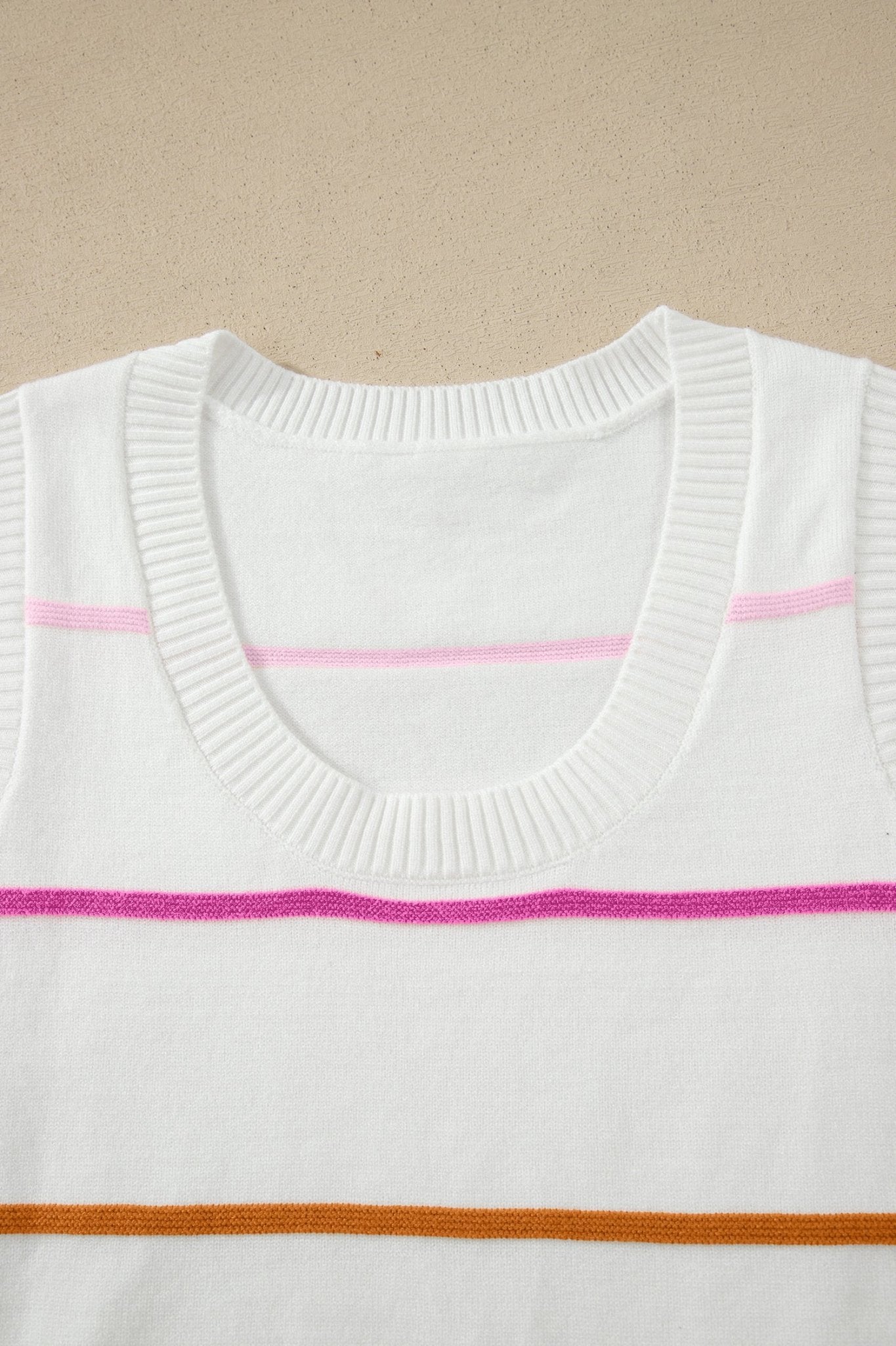 Soraya Stripe Knitted Sweater - Hello Beautiful BoutiqueSweater VestsThreaded Pear