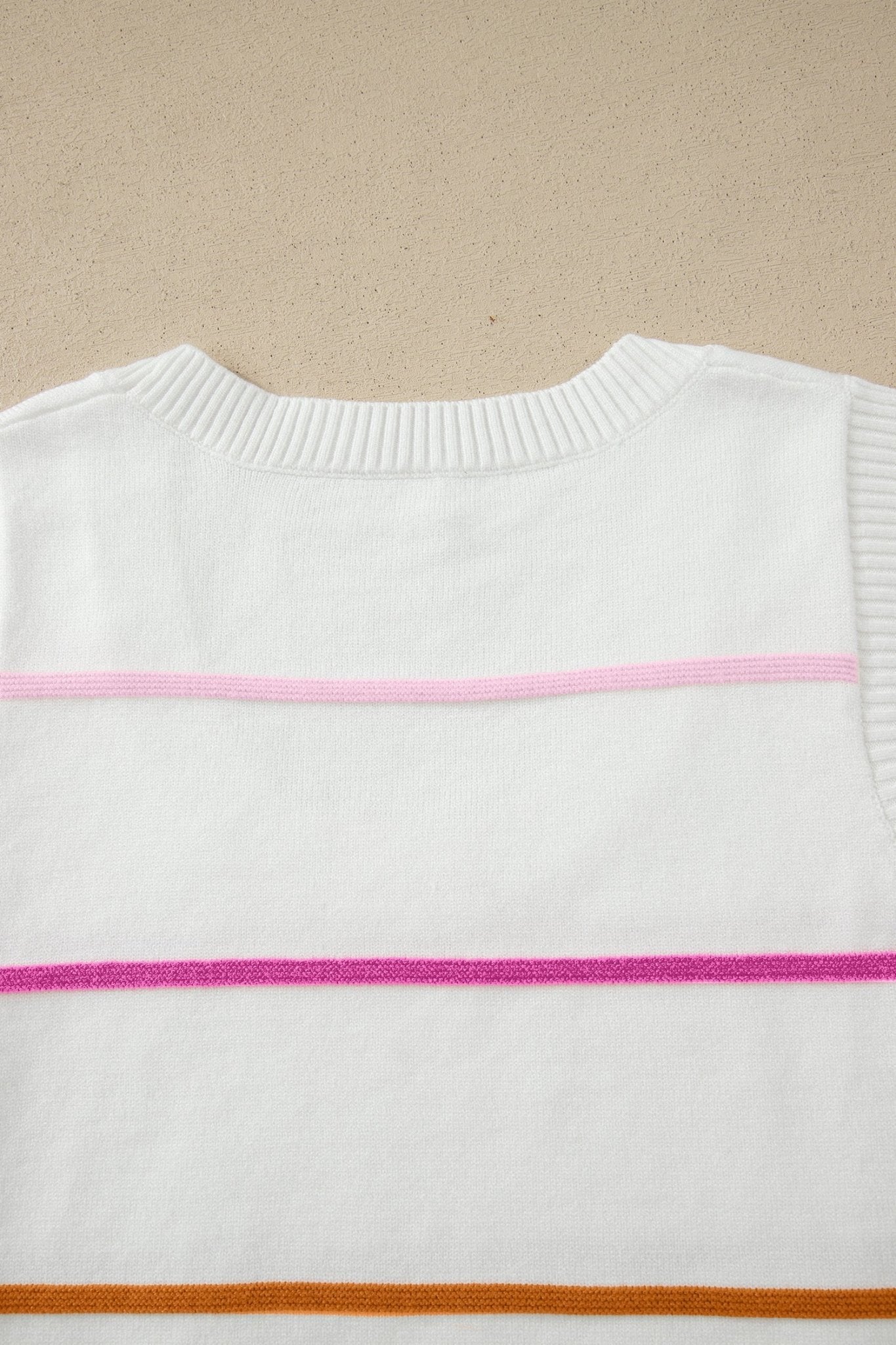 Soraya Stripe Knitted Sweater - Hello Beautiful BoutiqueSweater VestsThreaded Pear
