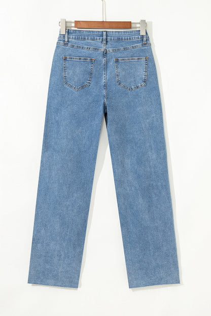 Stella Waist Wide Leg Jeans - Hello Beautiful BoutiqueJeansThreaded Pear