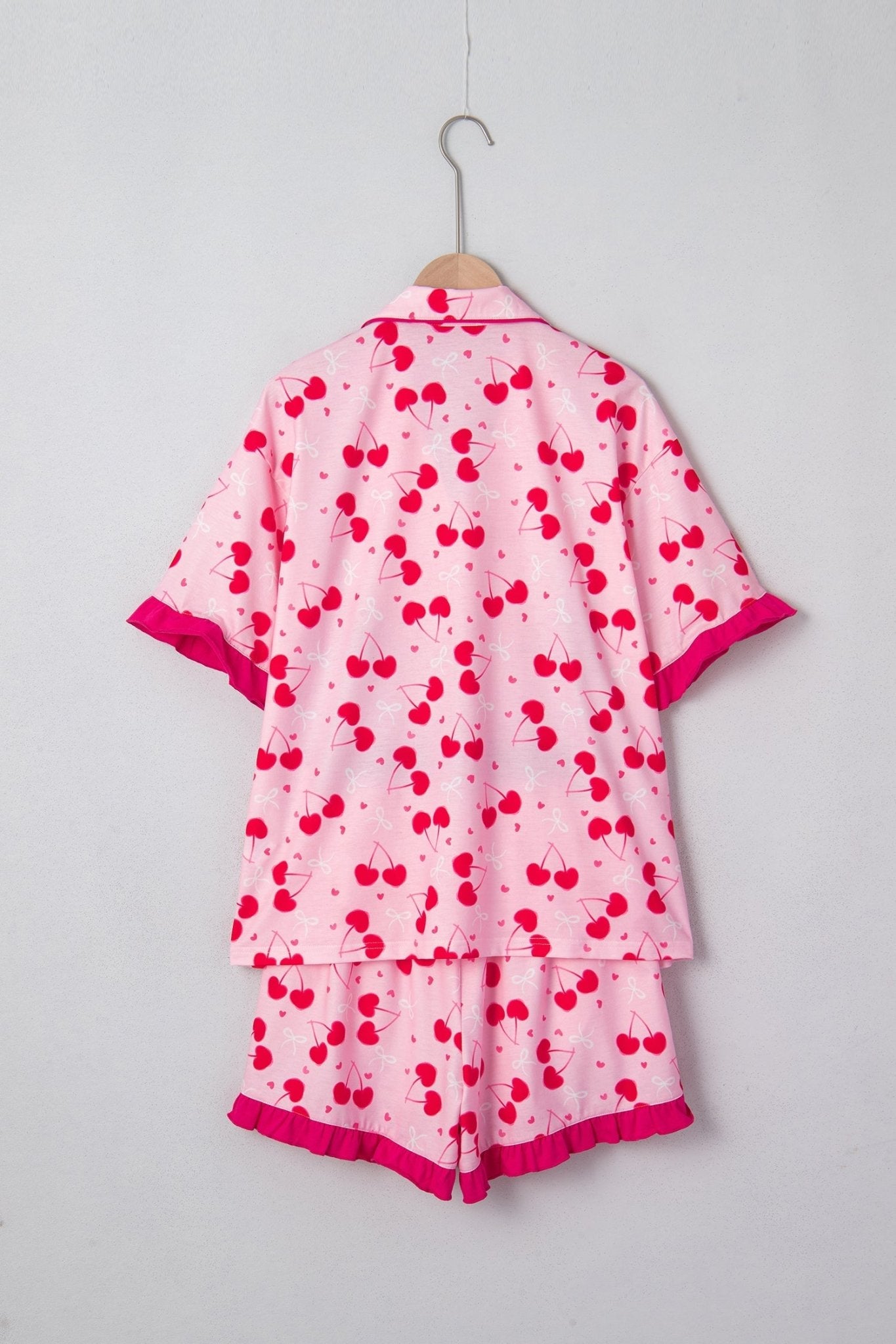 Stephanie Edge Short Pajama Set - Hello Beautiful BoutiqueLoungewearThreaded Pear