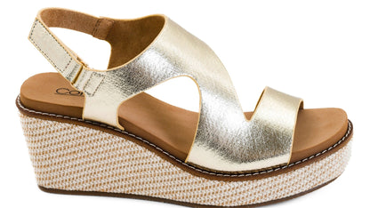 Steppin Out Gold Wedge - Hello Beautiful BoutiqueShoesCorky's