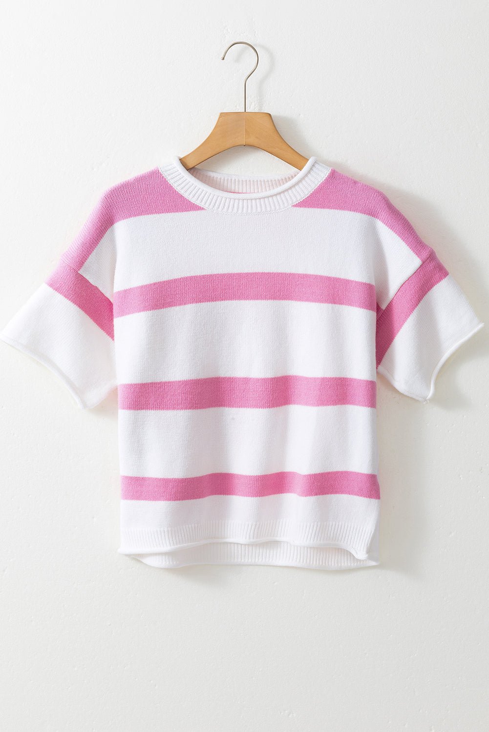 Summer Sleeve Lightweight Knitted Top - Hello Beautiful BoutiqueShort Sleeve SweatersThreaded Pear
