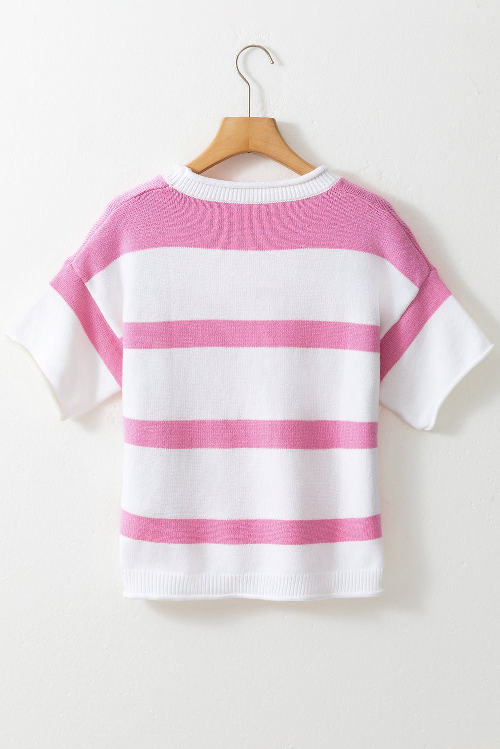Summer Sleeve Lightweight Knitted Top - Hello Beautiful BoutiqueShort Sleeve SweatersThreaded Pear