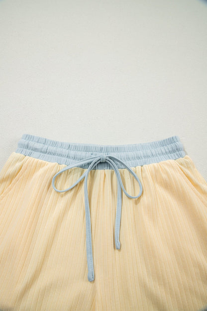 Sunny Trim Casual Short Set - Hello Beautiful BoutiqueShort SetsThreaded Pear
