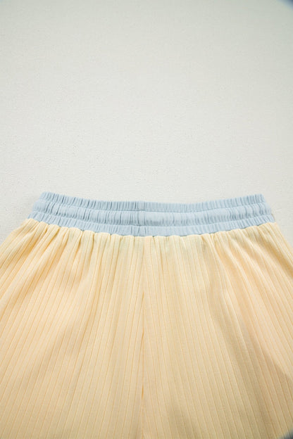 Sunny Trim Casual Short Set - Hello Beautiful BoutiqueShort SetsThreaded Pear