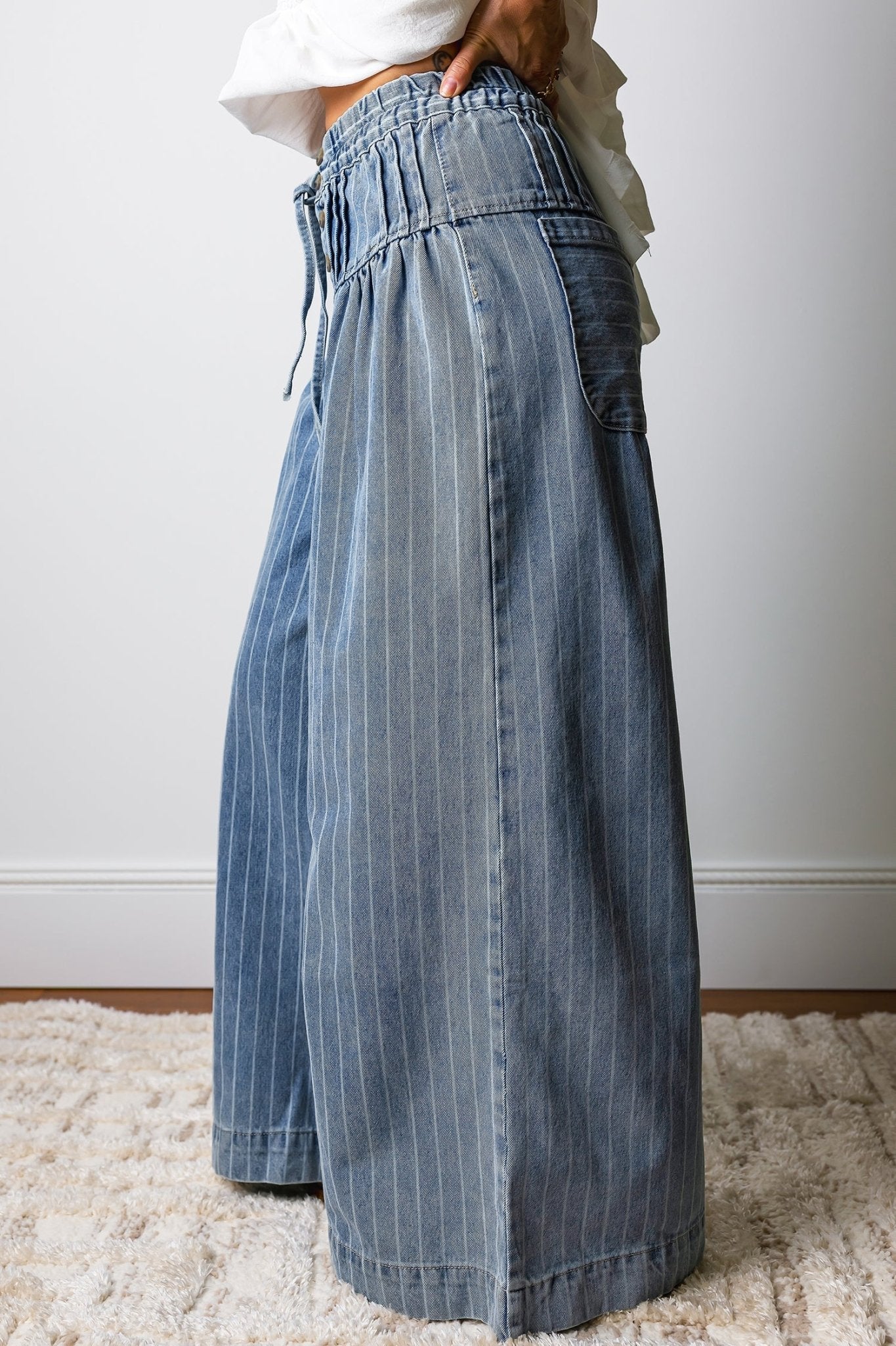Sutton Casual Wide Leg Jeans - Hello Beautiful BoutiqueJeansThreaded Pear