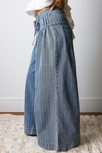 Sutton Casual Wide Leg Jeans - Hello Beautiful BoutiqueJeansThreaded Pear