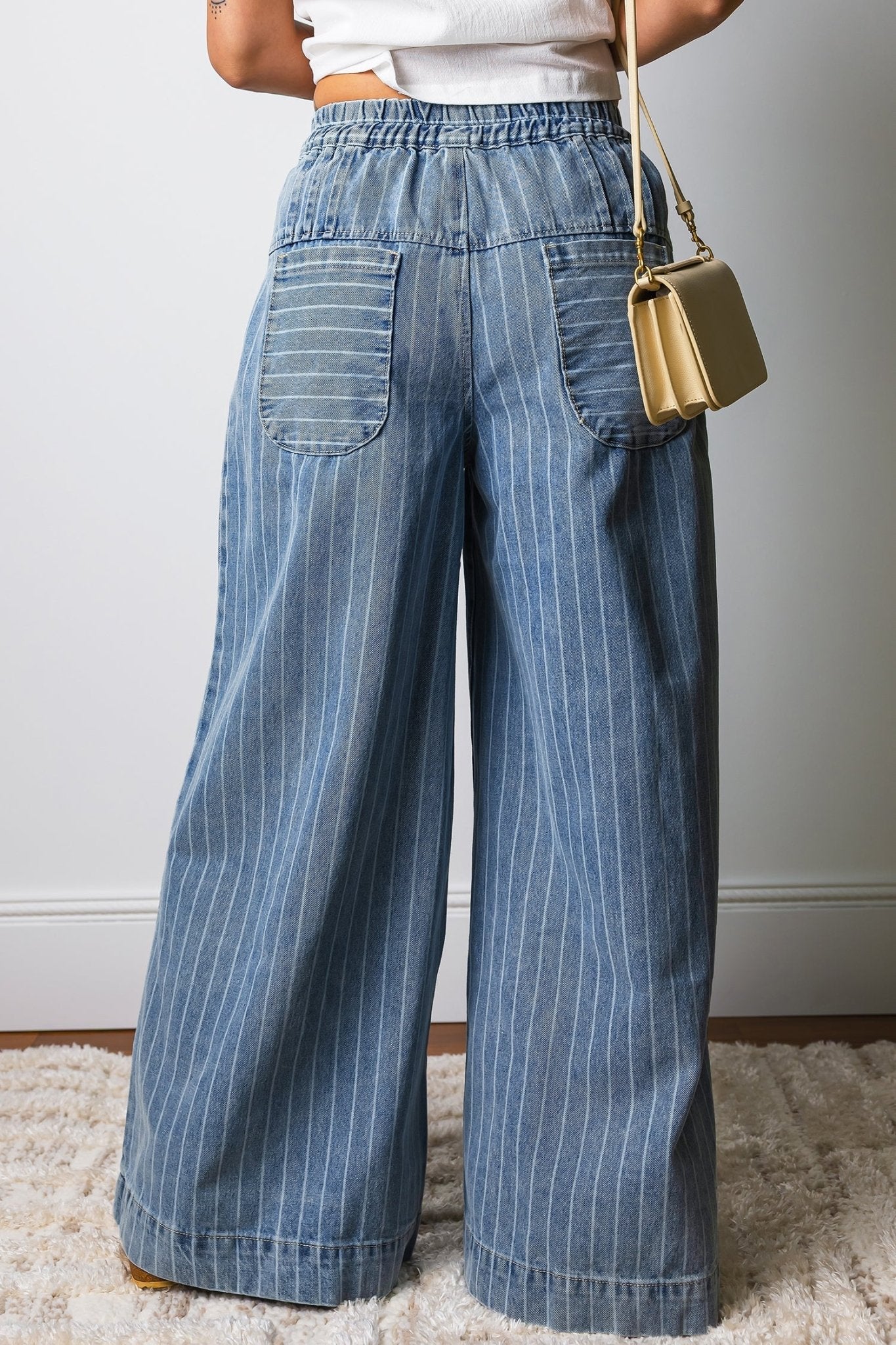 Sutton Casual Wide Leg Jeans - Hello Beautiful BoutiqueJeansThreaded Pear