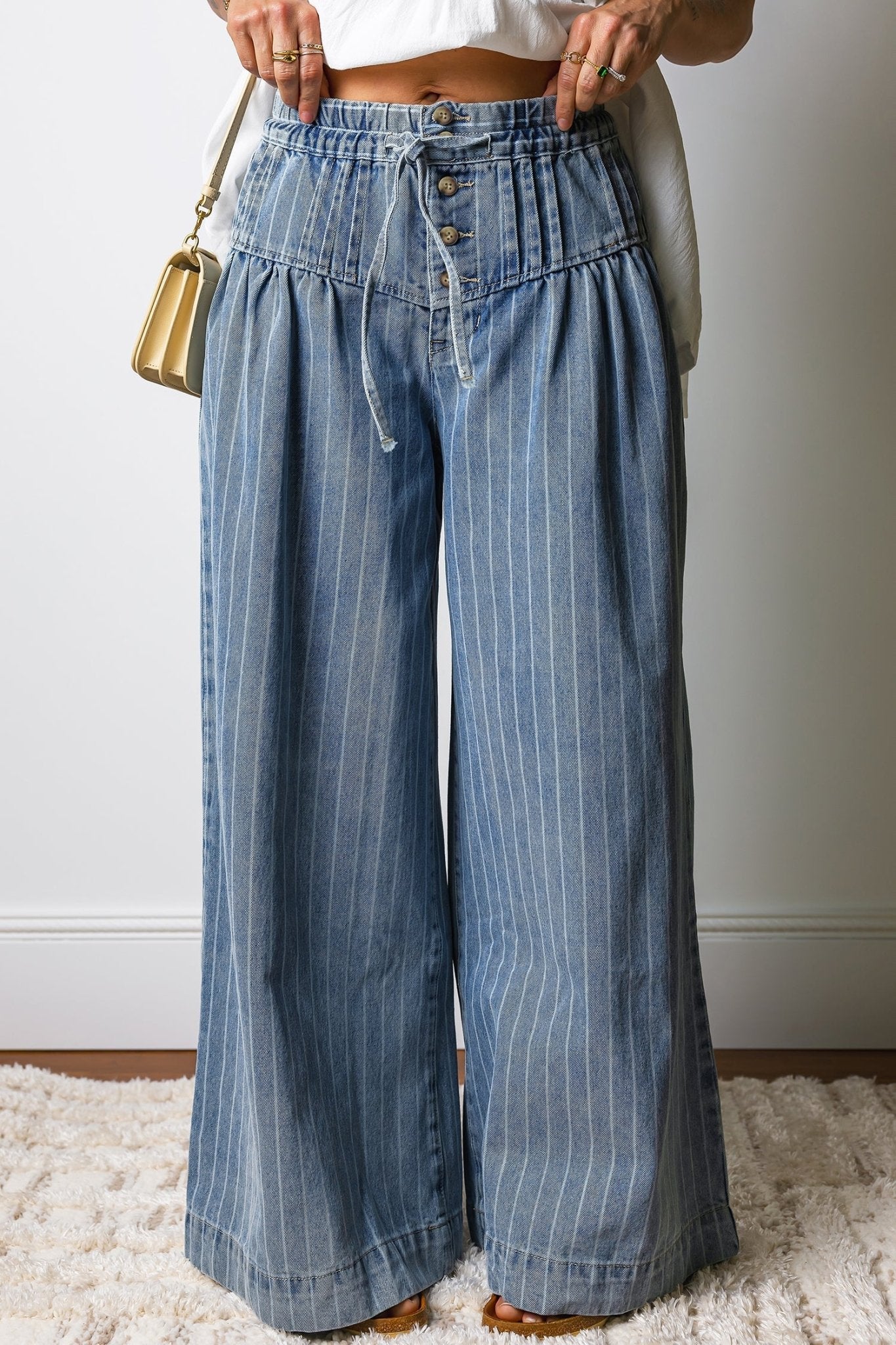 Sutton Casual Wide Leg Jeans - Hello Beautiful BoutiqueJeansThreaded Pear