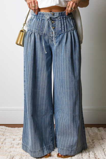 Sutton Casual Wide Leg Jeans - Hello Beautiful BoutiqueJeansThreaded Pear