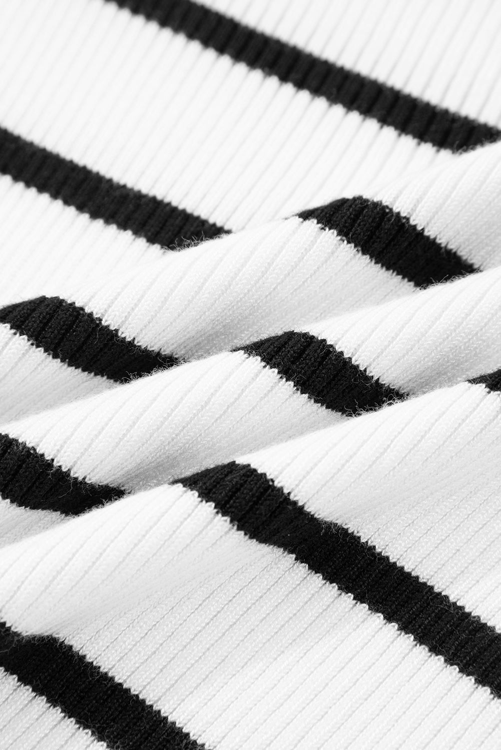 Sutton Striped Ribbed Slim Sweater - Hello Beautiful BoutiqueSweatersThreaded Pear