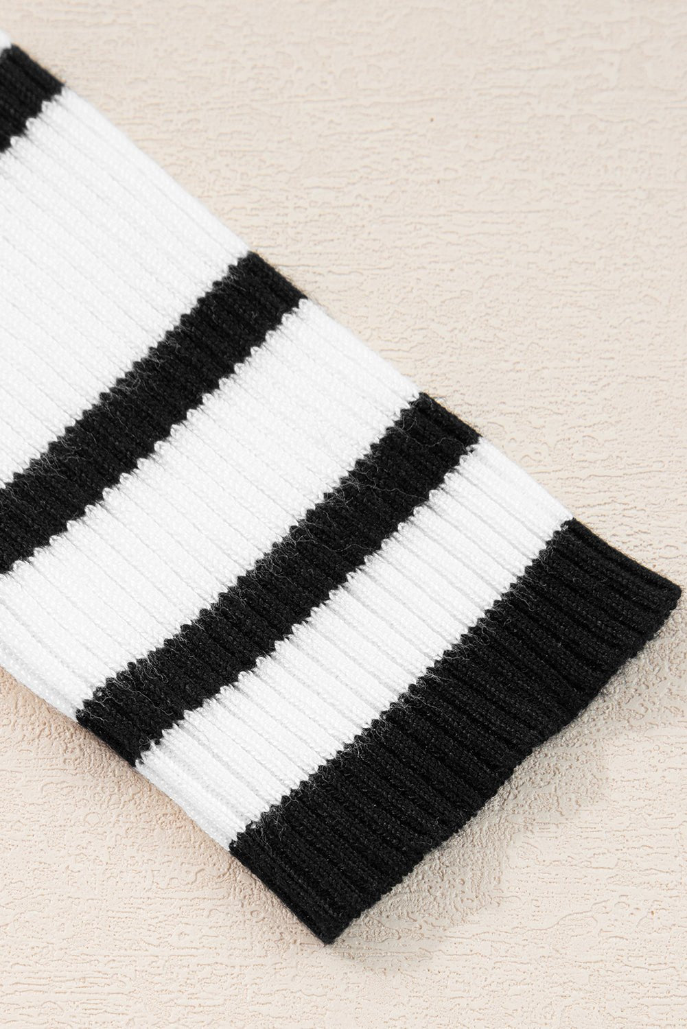 Sutton Striped Ribbed Slim Sweater - Hello Beautiful BoutiqueSweatersThreaded Pear