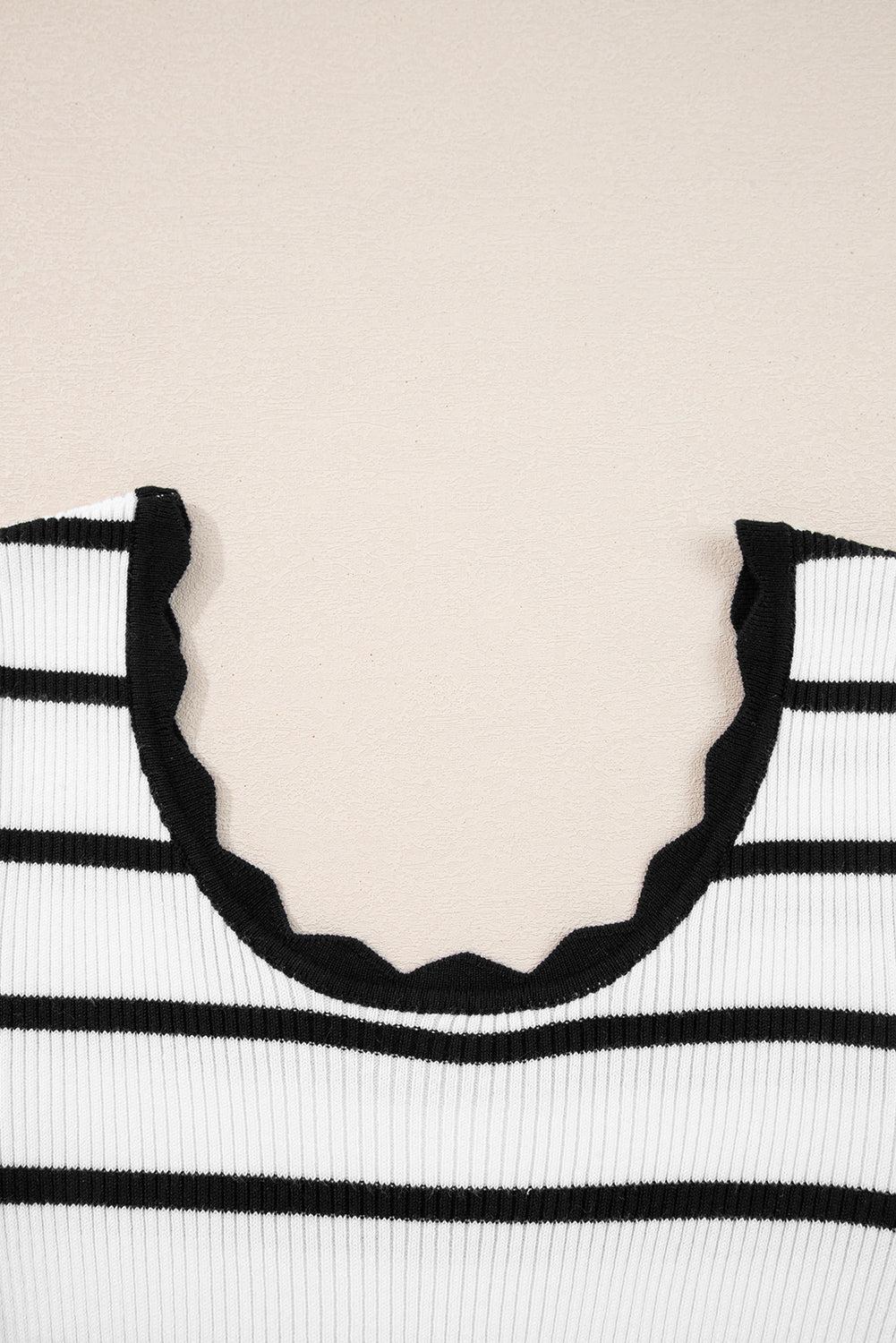 Sutton Striped Ribbed Slim Sweater - Hello Beautiful BoutiqueSweatersThreaded Pear
