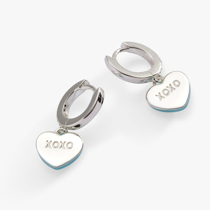 Sweethearts® “Be Mine” Huggie Hoop Earrings - Hello Beautiful BoutiqueEarringsALEX AND ANI