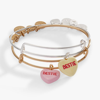 Sweethearts® 'Bestie' Charm Bangles Set of 2 - Hello Beautiful BoutiqueBraceletsALEX AND ANI
