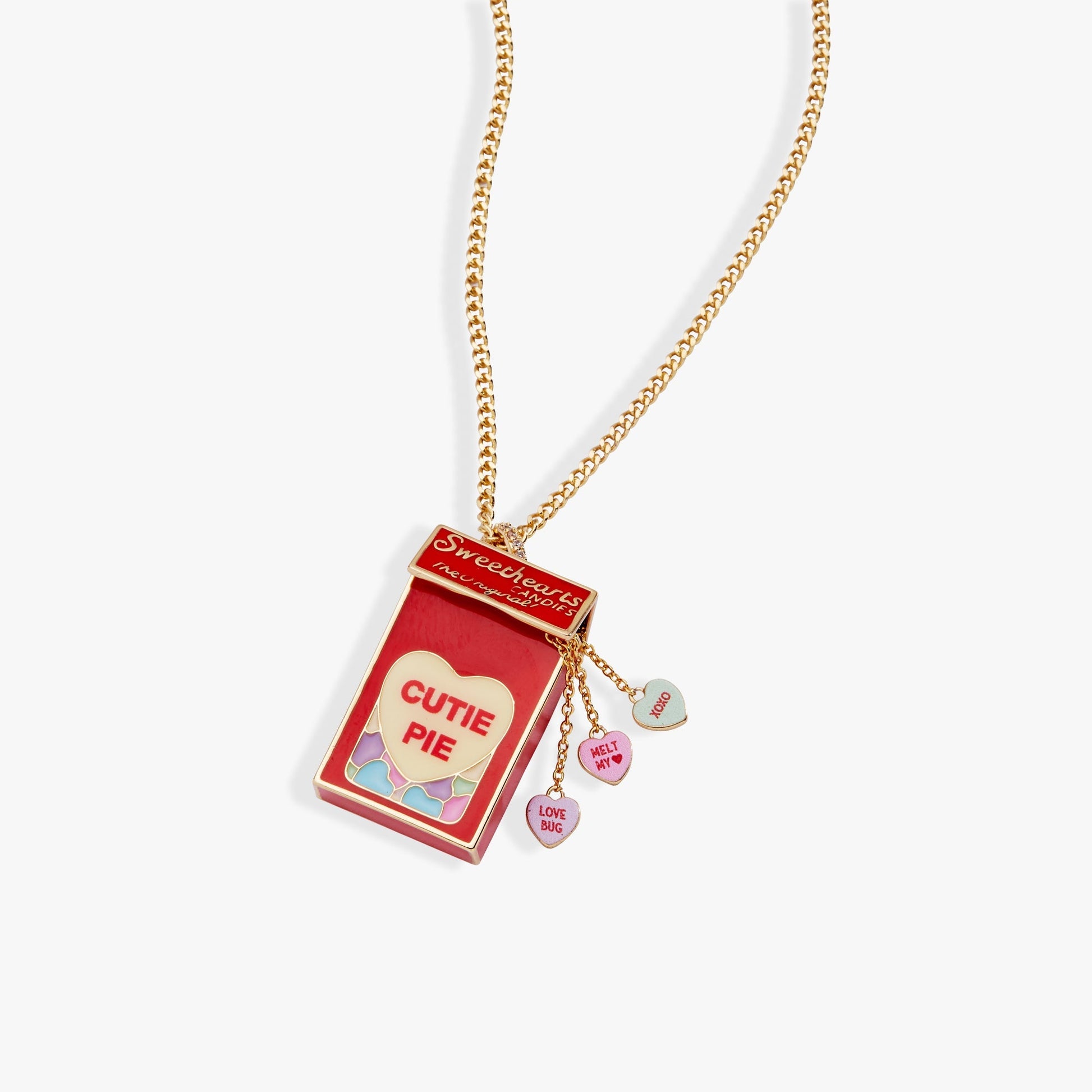 Sweethearts® Box Locket And Heart Charm Necklace - Hello Beautiful BoutiqueNecklacesALEX AND ANI