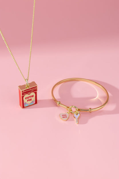 Sweethearts® Box Locket And Heart Charm Necklace - Hello Beautiful BoutiqueNecklacesALEX AND ANI