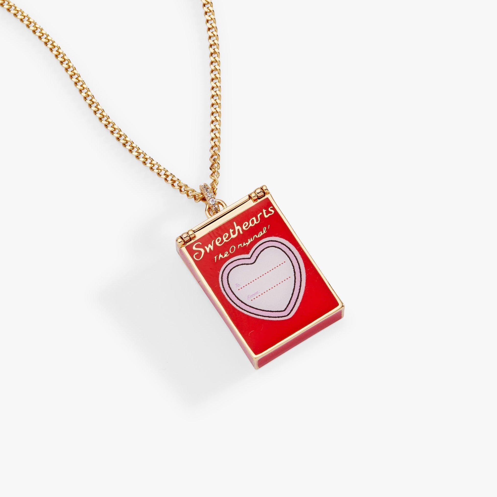 Sweethearts® Box Locket And Heart Charm Necklace - Hello Beautiful BoutiqueNecklacesALEX AND ANI