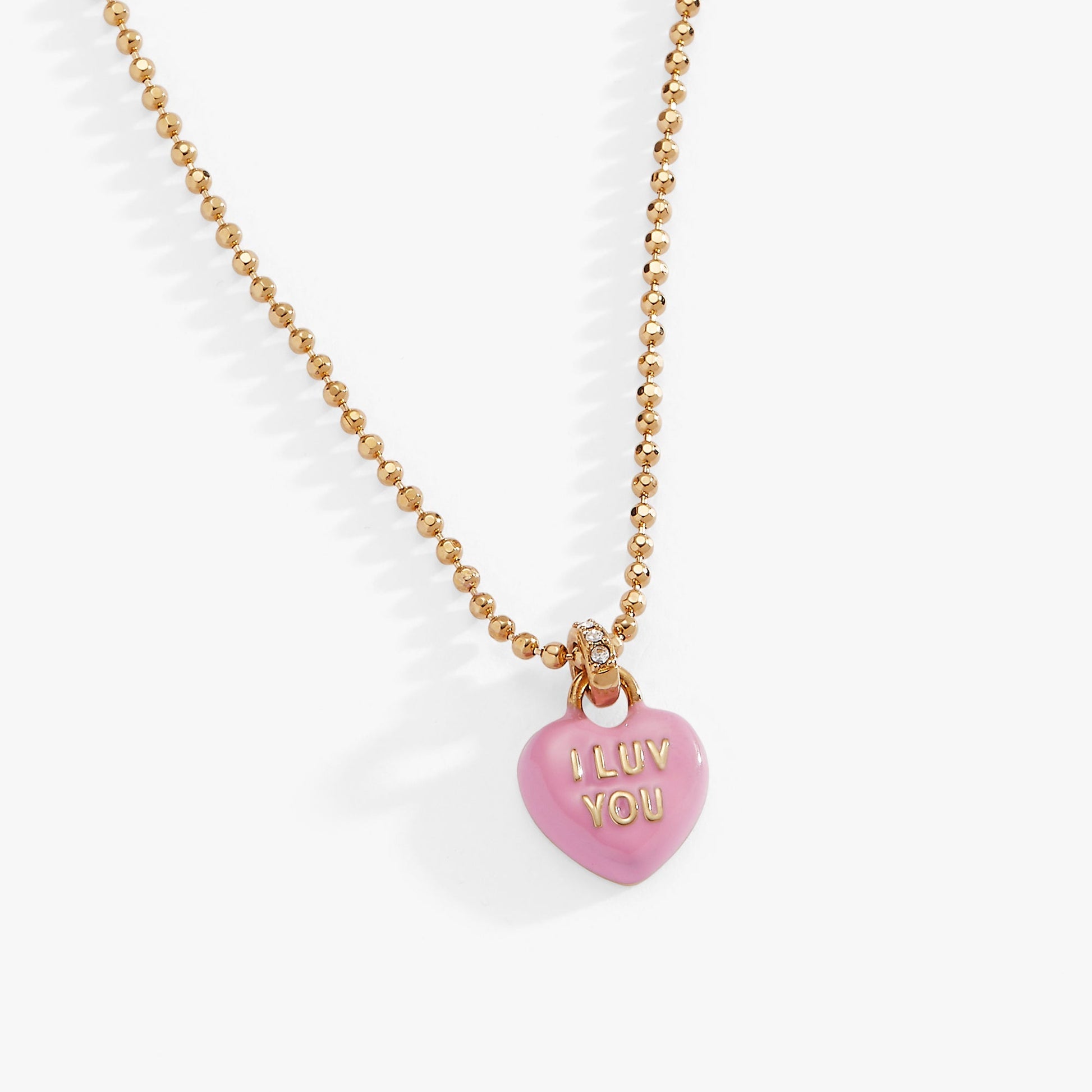 Sweethearts® 'I Luv You' Charm Necklace - Hello Beautiful BoutiqueNecklacesALEX AND ANI