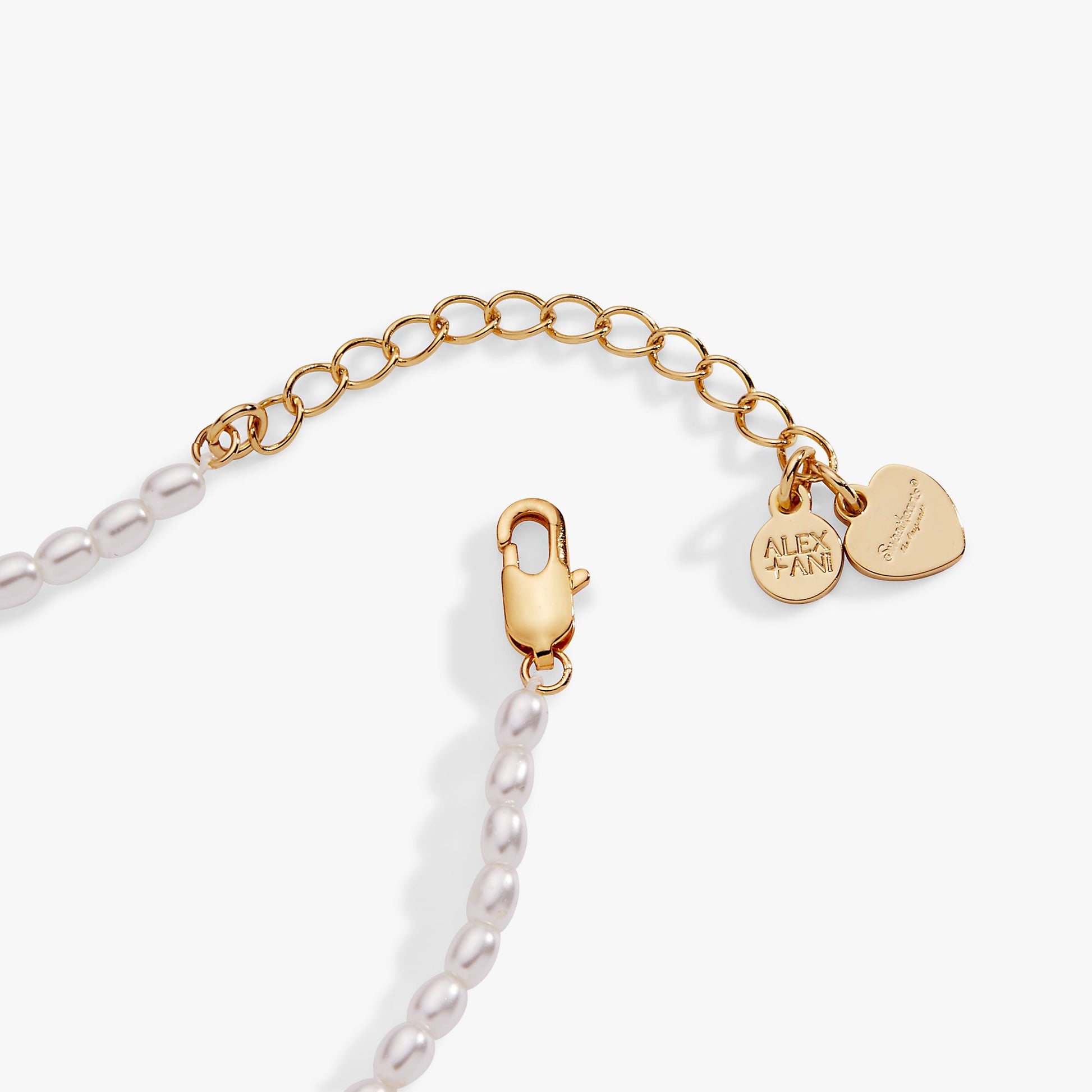 Sweethearts® ‘XOXO’ Heart Charm Beaded Pearl Bracelet - Hello Beautiful BoutiqueBraceletsALEX AND ANI