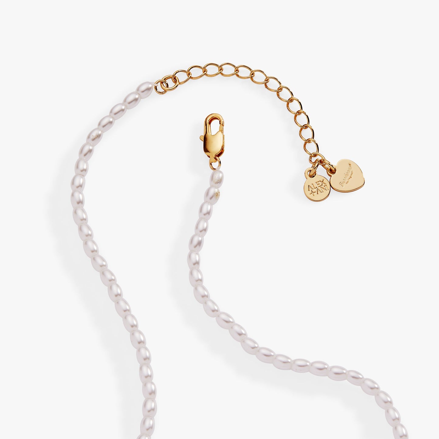 Sweethearts® ‘XOXO’ Heart Charm Pearl Beaded Necklace - Hello Beautiful BoutiqueNecklacesALEX AND ANI
