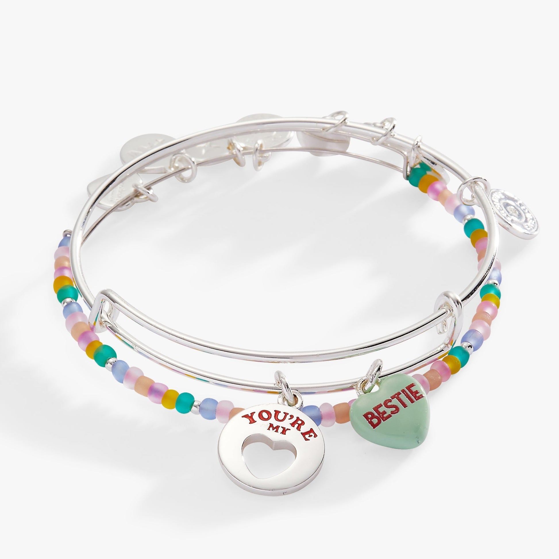 Sweethearts® 'You're My Bestie' Bangle Set of 2 - Hello Beautiful BoutiqueBraceletsALEX AND ANI