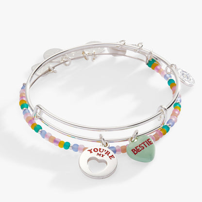 Sweethearts® 'You're My Bestie' Bangle Set of 2 - Hello Beautiful BoutiqueBraceletsALEX AND ANI