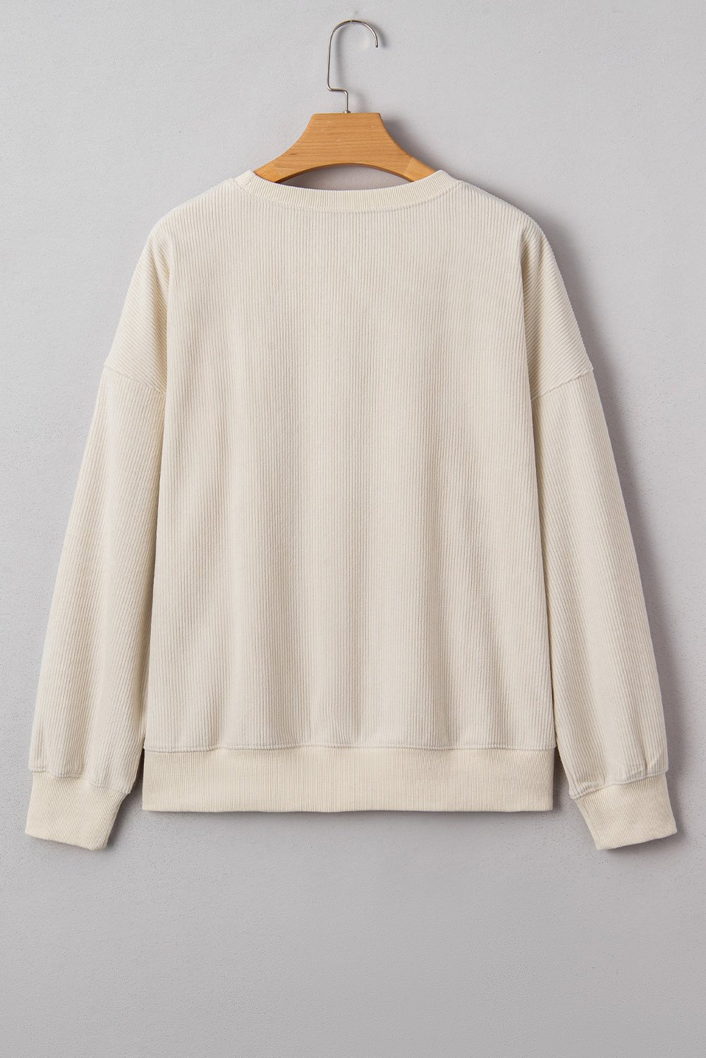 Sylevi Graphic Ribbed Loose Sweatshirt - Hello Beautiful BoutiqueSweatshirts & HoodiesThreaded Pear