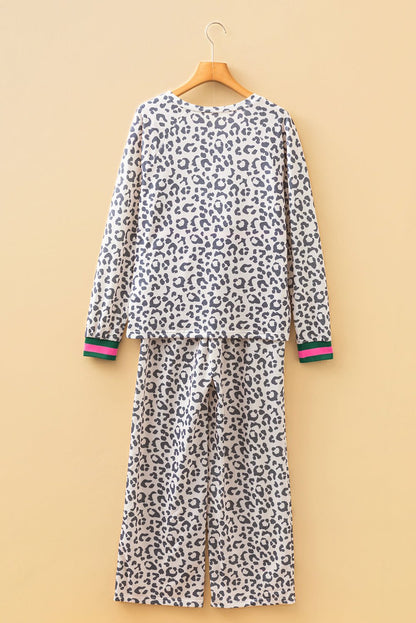 Tagale Long Sleeve Lounge Set - Hello Beautiful BoutiquePant SetsThreaded Pear