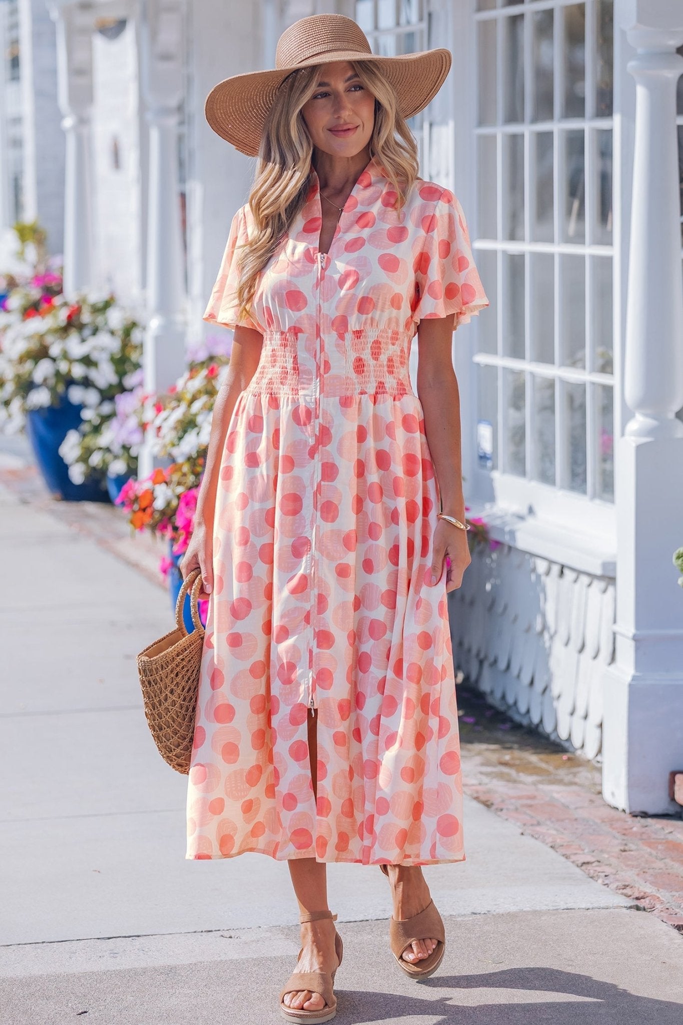 Talia Zip Up Long Dress - Hello Beautiful BoutiqueMaxi DressesThreaded Pear