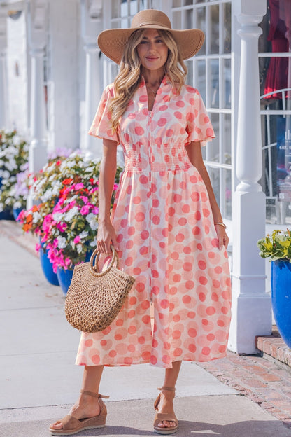 Talia Zip Up Long Dress - Hello Beautiful BoutiqueMaxi DressesThreaded Pear