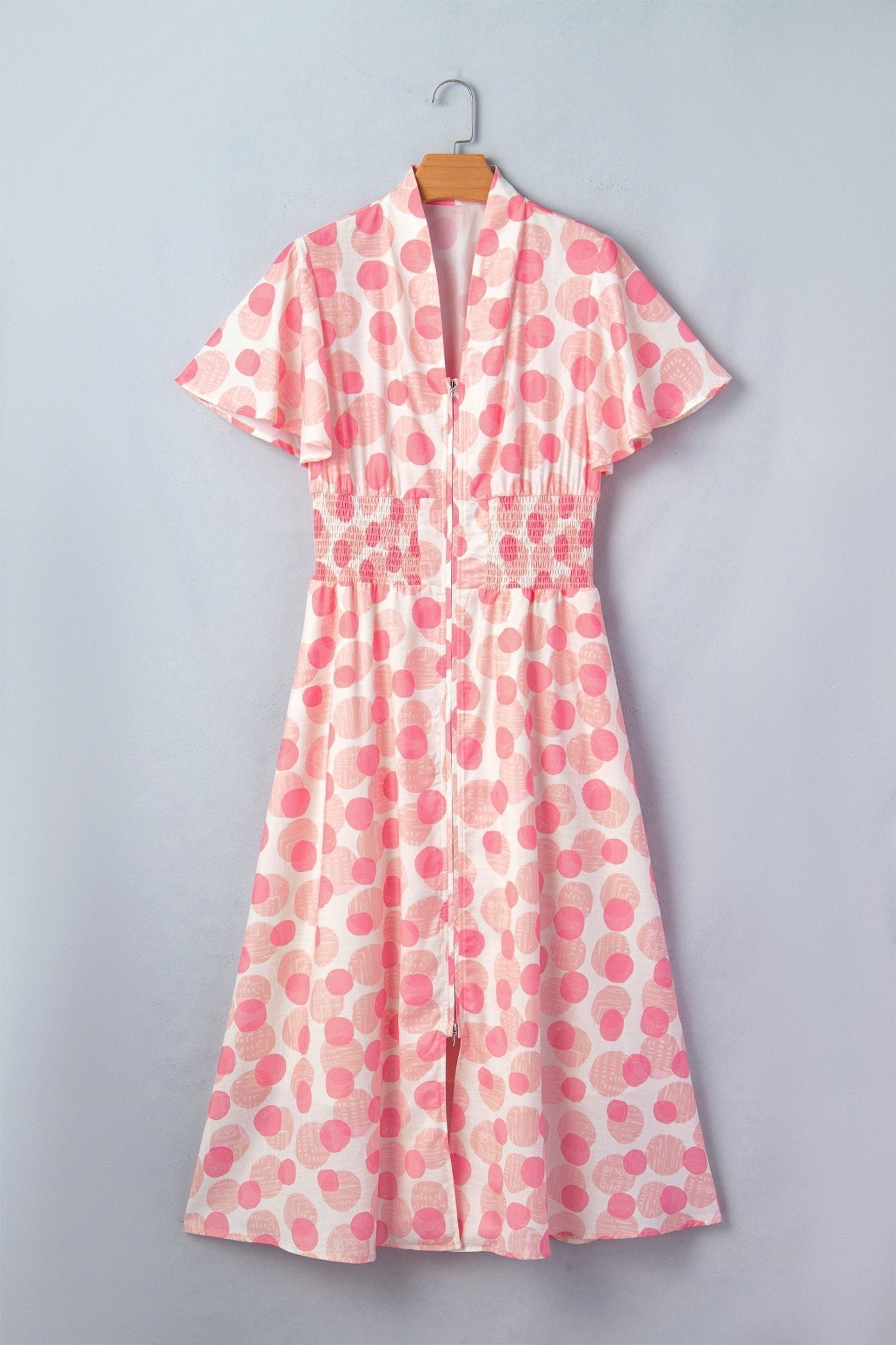 Talia Zip Up Long Dress - Hello Beautiful BoutiqueMaxi DressesThreaded Pear