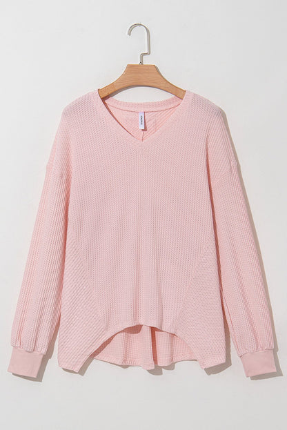 Talinia Shoulder Loose Blouse Long Sleeve Top - Hello Beautiful BoutiqueBlouses & ShirtsThreaded Pear