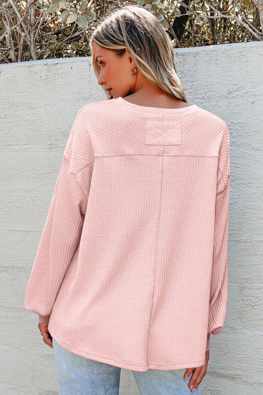 Talinia Shoulder Loose Blouse Long Sleeve Top - Hello Beautiful BoutiqueBlouses & ShirtsThreaded Pear
